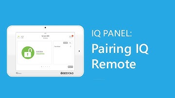 IQ Panel: Pairing IQ Remote