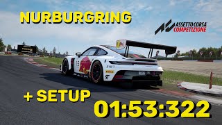 ACC Hotlap Porsche 992 GT3 R @ Nurnburgring - 1:53:322 W/ Free Setup