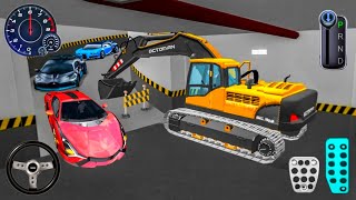 3d driving class update #2 - Heavy Excavator Stuck to The parking Building - Android Gameplay  screenshot 5