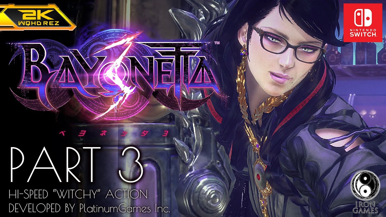 #3【ベヨネッタ3/高画質】チャプター1「沈む街・後編」：プラチナ攻略【BAYONETTA3】