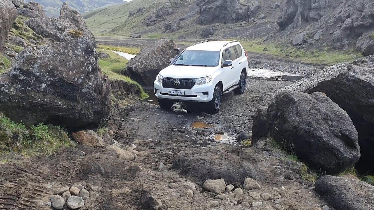 Hungurfit track roundtrip, Iceland, from F261, (4K) — Hungurfit, Iceland — video poster