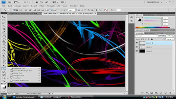 How to Make an Abstract Wallpaper in Adobe Photoshop CS4 | Part 2 |