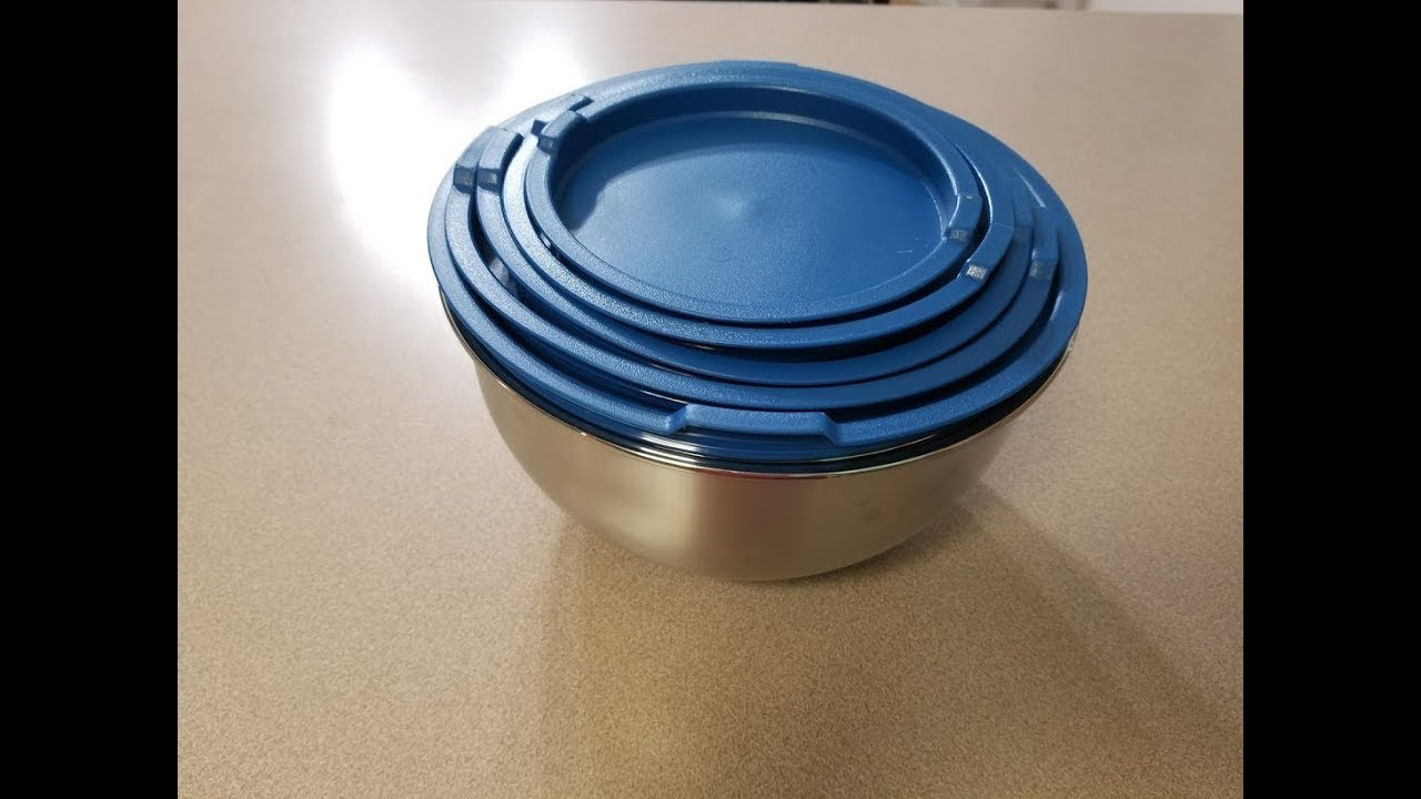 Gabbay 5 Piece Stainless Steel Mixing Bowls With Lids