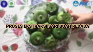 Proses Ekstraksi Sari Buah Pedada