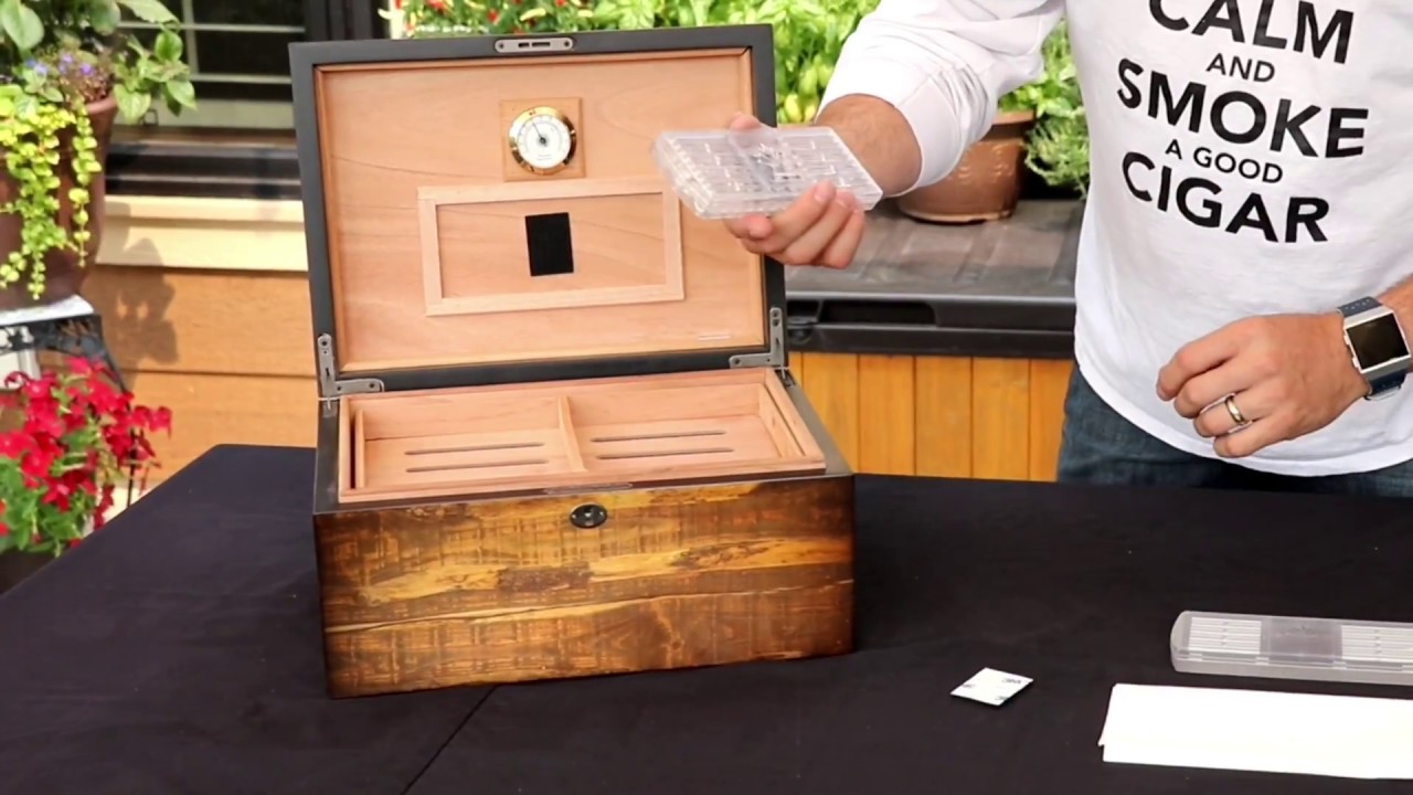 Crystal Gel Humidifier for Cigar Humidors Setup YouTube