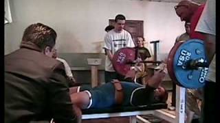 Rocco Boulay breaks 3 consecutive USPF American Bench Press Records
