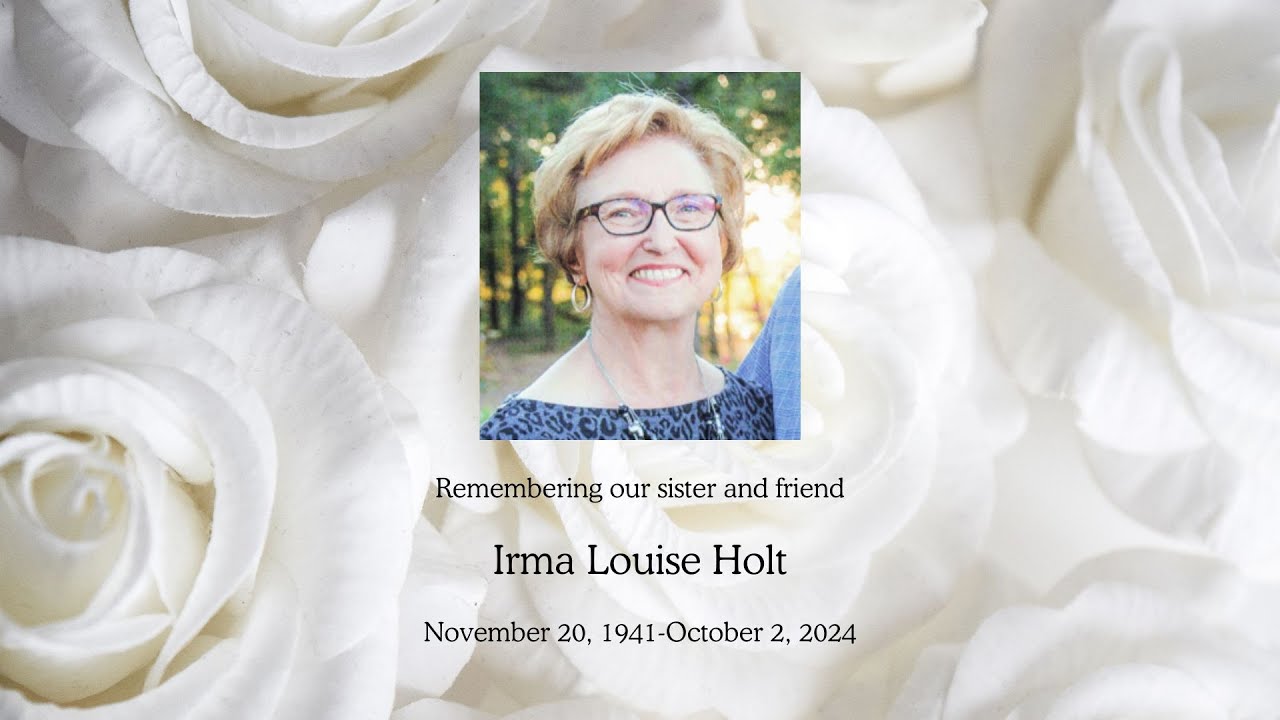2024 Oct 7 - Memorial Service for Irma Holt - YouTube