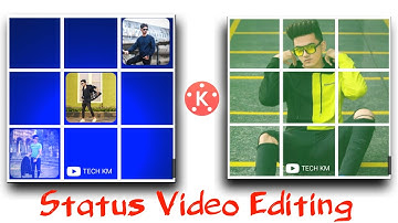 How to make training kinemaster status video in own phone |new attitude WhatsApp status Editing