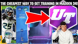 THE CHEAPEST WAY TO GET TRAINING POINTS IN MADDEN 24!