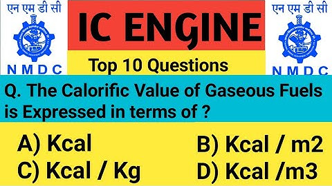 NMDC Model Paper 2021 || Top 10 IC Engine Objective Questions And Answer For All NMDC Exams