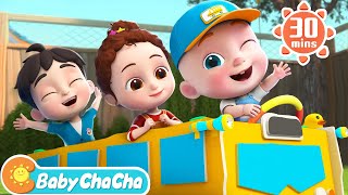 Wheels on the Bus | Little Bus Driver Song   More Baby ChaCha Nursery Rhymes & Kids Songs