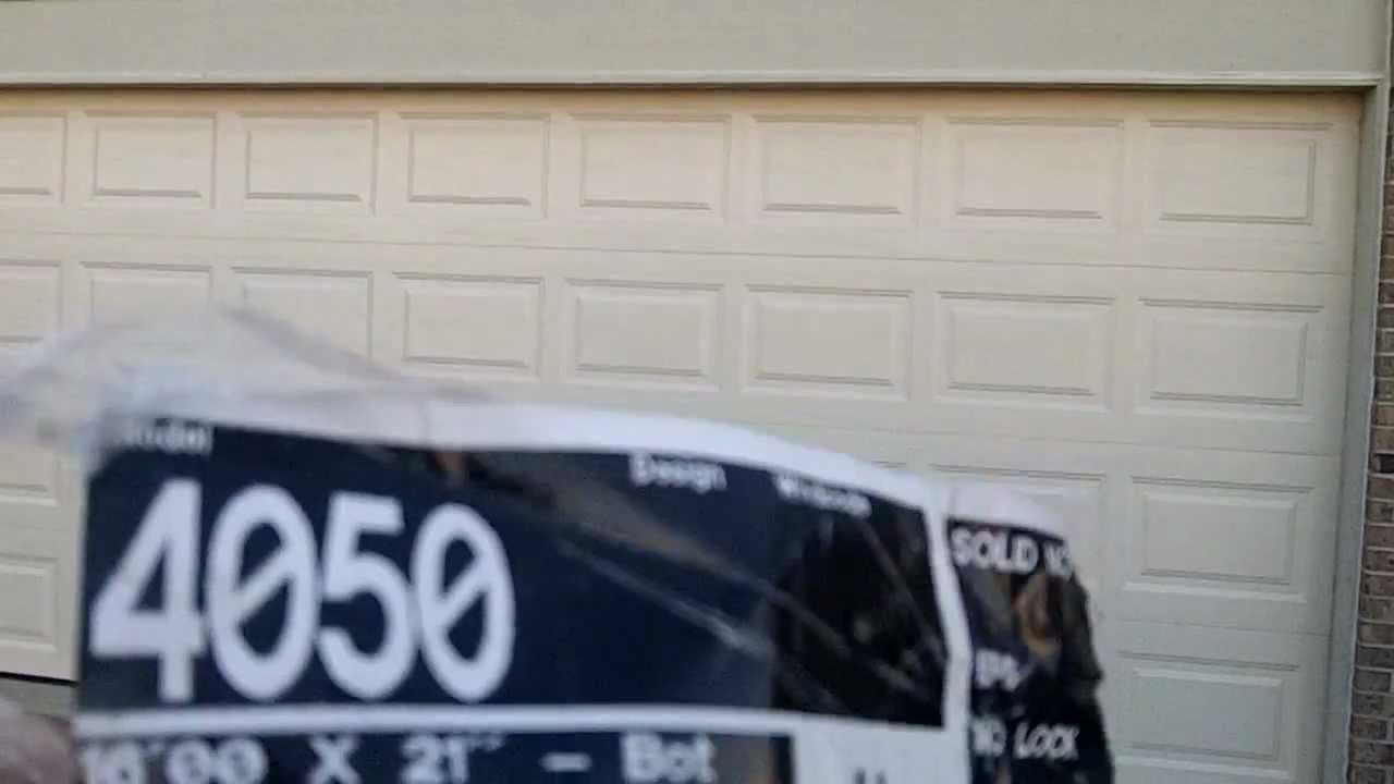 A Clopay 4050 Garage Door we installed in Naperville,IL * the review * YouTube