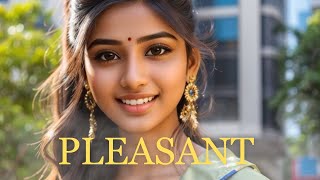 [4K] Ai Art Indian Lookbook Model Al Art Video-Pleasant