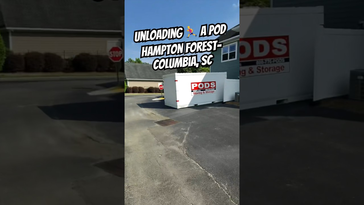 Unloading a pod for one of our customers 