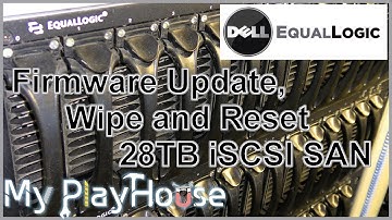 Dell EqualLogic - How to Firmware Update, Wipe and Reset - 737