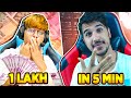 Giving Xmania 1,00,000 To Spend In 5 Minute || Desi Gamers