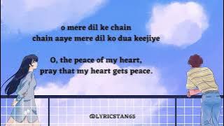 O Mere Dil ke Chain English Lyrics | Mere Jeevan Saathi |