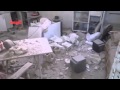 أحد منازل المدنيين التي تعرضت