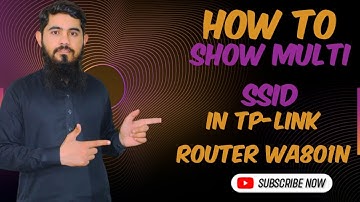 How To Show  or How To Add || Multiple SSID in || TP-Link Router Model No || TL-WA801N ||