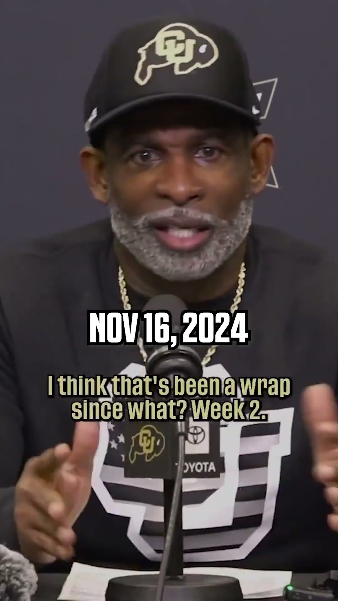 Prime knew what was coming ? Sponsored by @aflacduck #deionsanders #TravisHunter #Heisman