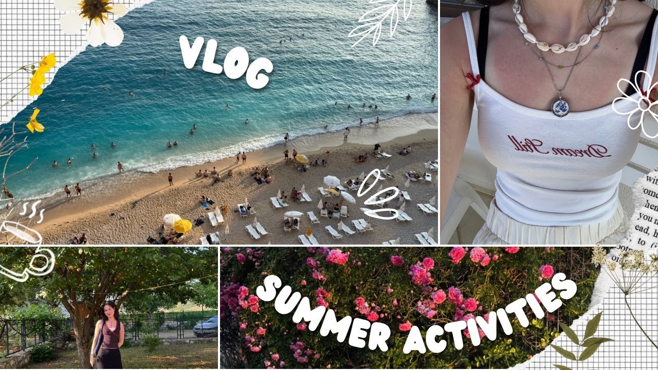 VLOG | summer activities, sea, and lots of nature  ˚⊱🪷⊰˚𓇼 🌊 🐚