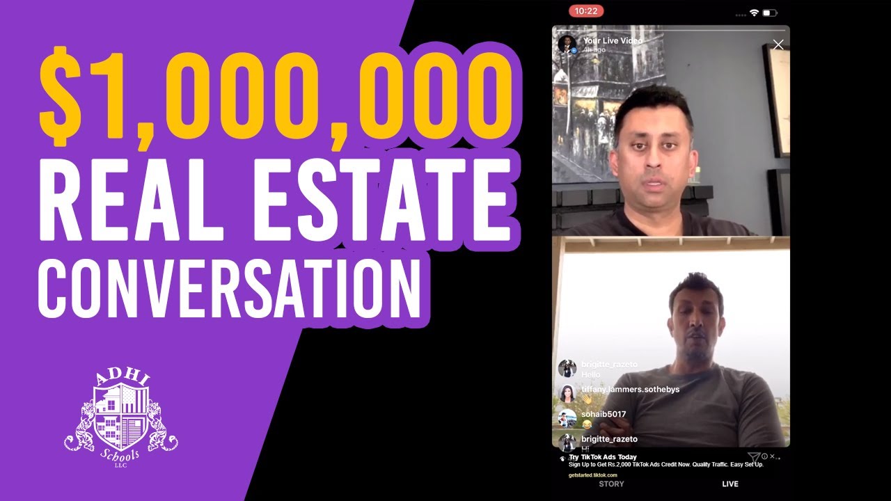 1,000,000 Real Estate Conversation YouTube