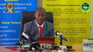 BARAZA  LATANGAZA MATOKEO YA DARASA LA NNE, KIDATO CHA PILI NA KIDATO CHA NNE 2021