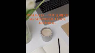 Psalm 23:1 #love #peace #piano #music #motivation #hope #quotes #sacredscriptures #joy