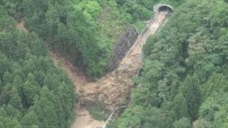 島根、山口で記録的大雨  住宅倒壊、小中学生孤立