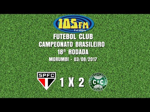 Melhores Momentos - São Paulo 1 x 2 Coritiba - Narração 105 FM - 03/08/2017