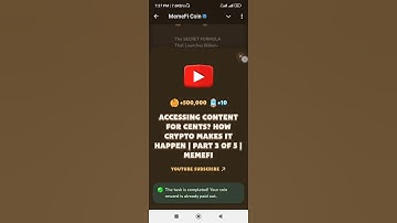 Accessing Content for cents? How crypto makes it happens | Part 3 of 5| Memefi