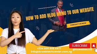 How To Add A Blog Menu To Your Website Step-By-Step Tutorial