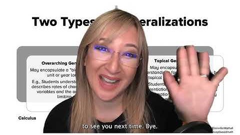 130. Overarching and topical generalisations