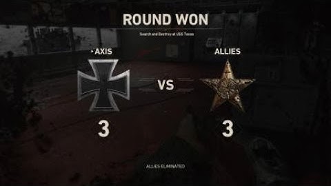 1 v 5 Search and Destroy clutch (Call of Duty WW2 Gameplay)