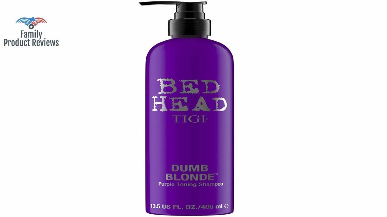 7. TIGI Bed Head Dumb Blonde Purple Toning Shampoo - wide 2