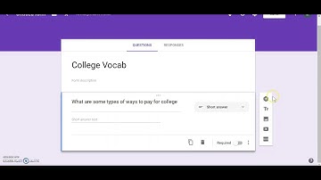 Video assignment rough draft: Creating an Exit Slip Using Google Forms