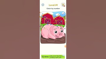 color by number. DOP 3 displace One part level 64 #shorts #mobilegame #gameplay