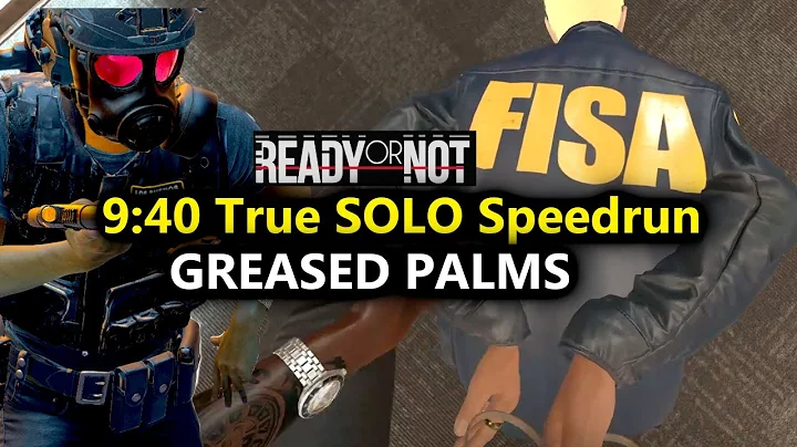 Greased Palms 9:40 True Solo S-RANK Speedrun (Home Invasion) AND My thoughts on FOV - READY OR NOT