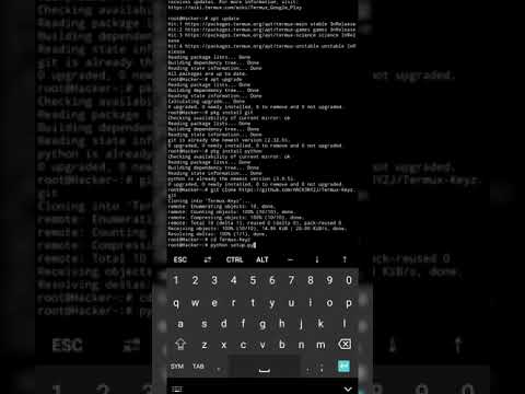 How to Add Extra Key In termux