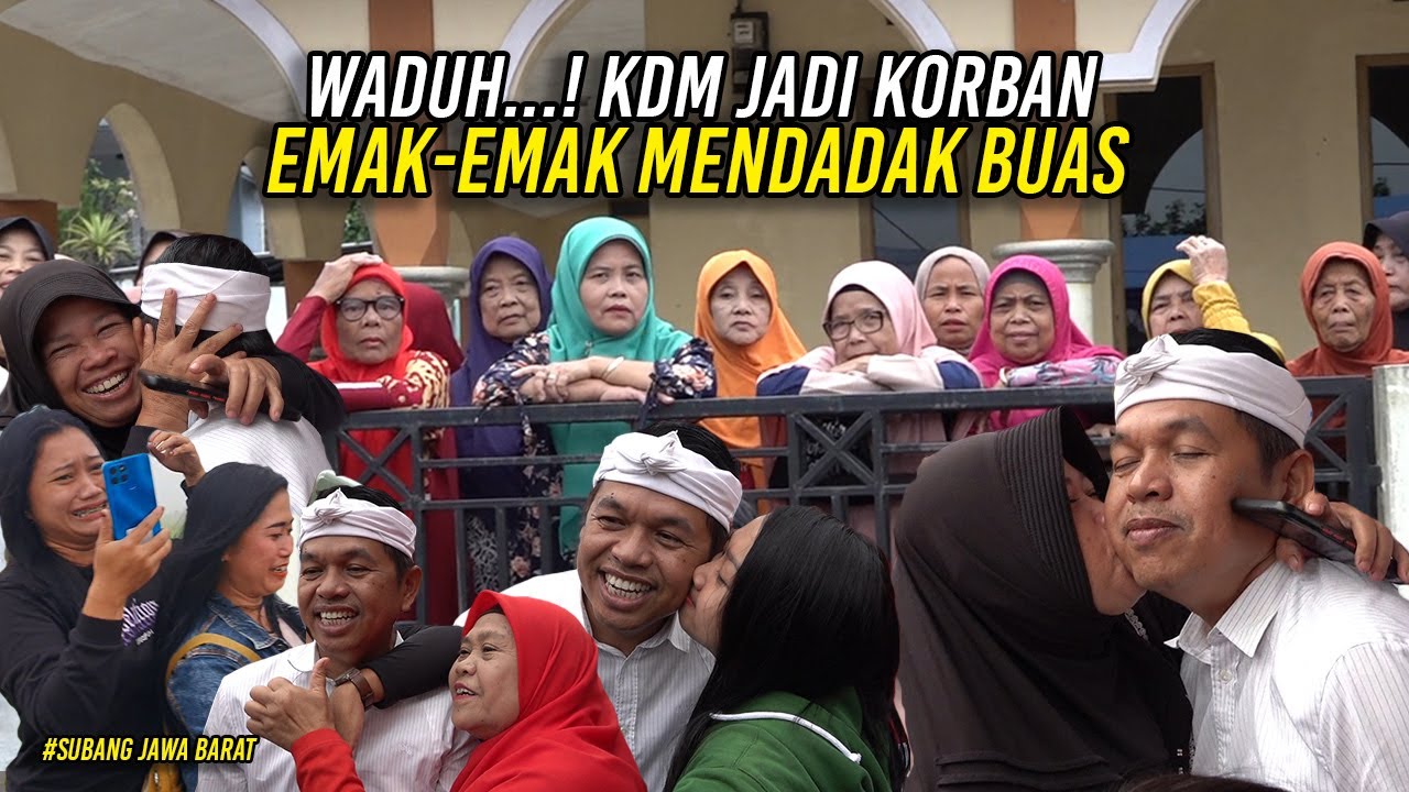 SAAT KUNJUNGAN KE CURUG RENDENG | KDM JADI K0RBAN KEBUASAN EMAK-EMAK