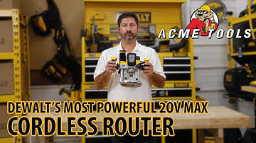 DEWALT 20V MAX XR 2-1/4 Peak HP Plunge Router