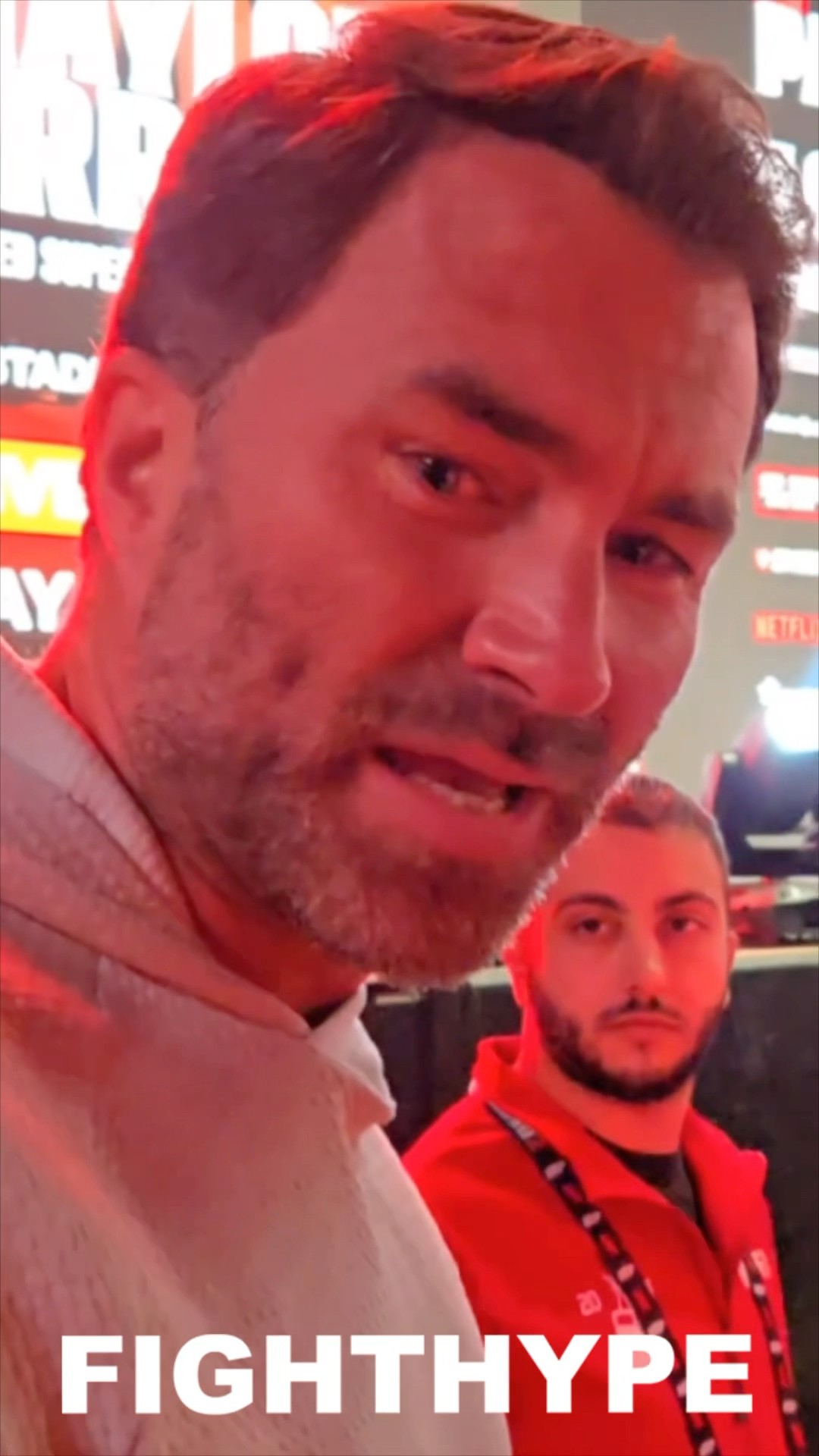 Eddie Hearn ARRIVES to Jake Paul vs Mike Tyson to SUPPORT Katie Taylor in REMATCH vs Amanda Serrano