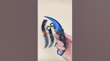 5 most UNIQUE karambit knives 🔥#mysteryknives #educational