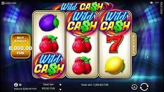 FAILED $8,000 BONUS BUY at Wild Cash slot screenshot 1