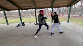 AbstractEnt Light Sparring  Montage Outdoors | Controlled Technique & Flow @Cvsnbtheabstract