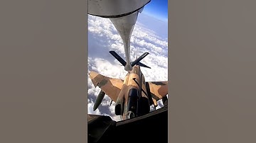 Unseen Footage: Iranian F-4E Aerial Refueling, Full Video Tomorrow #shorts #f4phantom#fighterpilot
