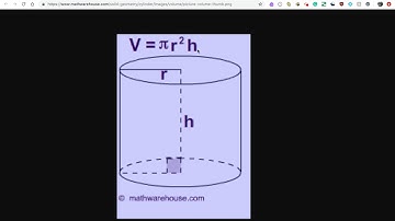 Volume of Cylinder: Using Python