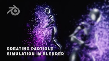 Creating Particle Simulation -Blender (3d tutorial)