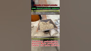 Smokeless biomass peanut shell charcoal making machine#charcoalstove#carbonation#furnace#recycling