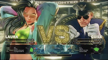Laura vs Guile - STREET FIGHTER V